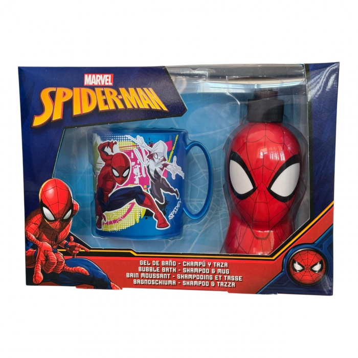 Set copii cu gel de dus/sampon si cana – Marvel Spider-Man, 2564 [3]