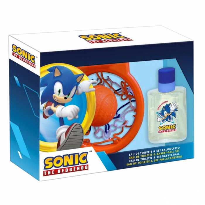 Set cu apa de toaleta si cos de basket, pentru baieti, Sonic the Hedgehog 1904 [2]