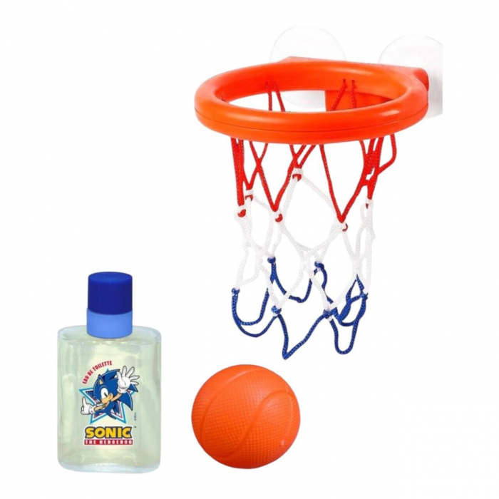 Set cu apa de toaleta si cos de basket, pentru baieti, Sonic the Hedgehog 1904 [3]