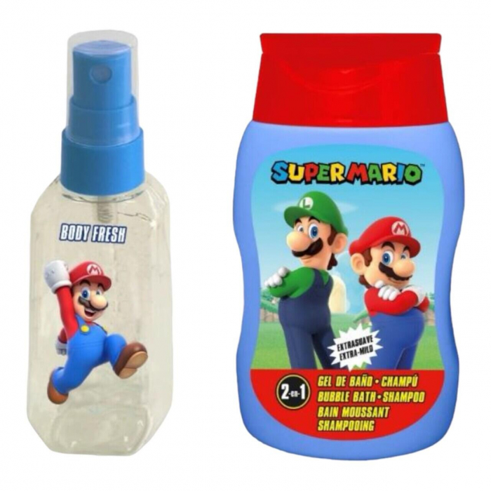 Set cu gel de dus si spray de corp, pentru baieti, Super Mario 1811, 290ml [3]