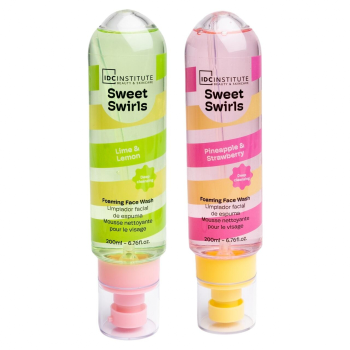 Set de 8 Bucati asortate Demachiant facial gel Sweet Swirls, 200ml, IDC Institute, 44125 [4]