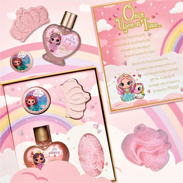 Set de baie in forma de carte cu aroma de cheesecake si capsuni Little Princess Accentra 6057146, 150 ml [6]
