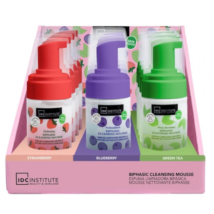 Set demachiant spuma bifazic pentru curatarea fetei Skin Food, 16 bucati, diverse sortimente, 120 ml, Idc Institute, 44130 [2]