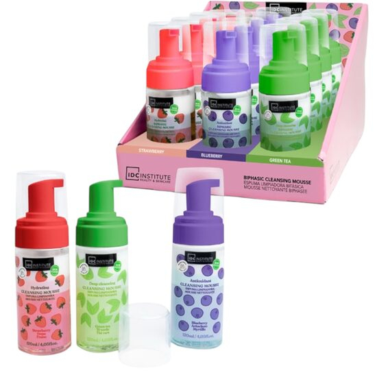 Set demachiant spuma bifazic pentru curatarea fetei Skin Food, 16 bucati, diverse sortimente, 120 ml, Idc Institute, 44130 [1]