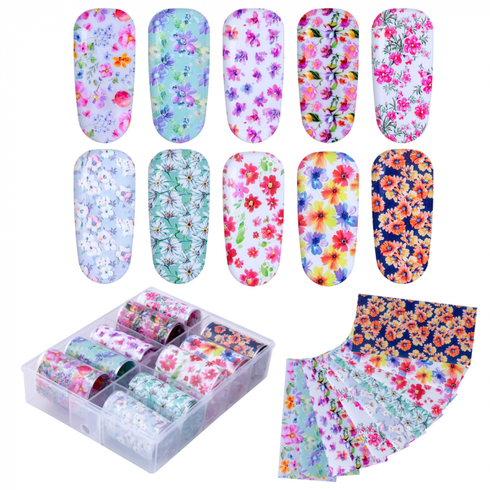 Set folii de transfer Lila Rossa, Blossom Collection, 10 buc [4]