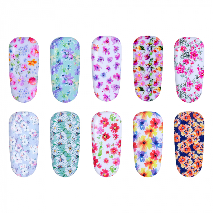 Set folii de transfer Lila Rossa, Blossom Collection, 10 buc [5]