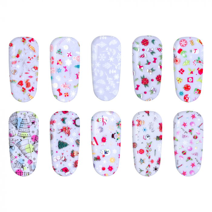 Set folii de transfer Lila Rossa, Christmas Collection, 10 buc [6]