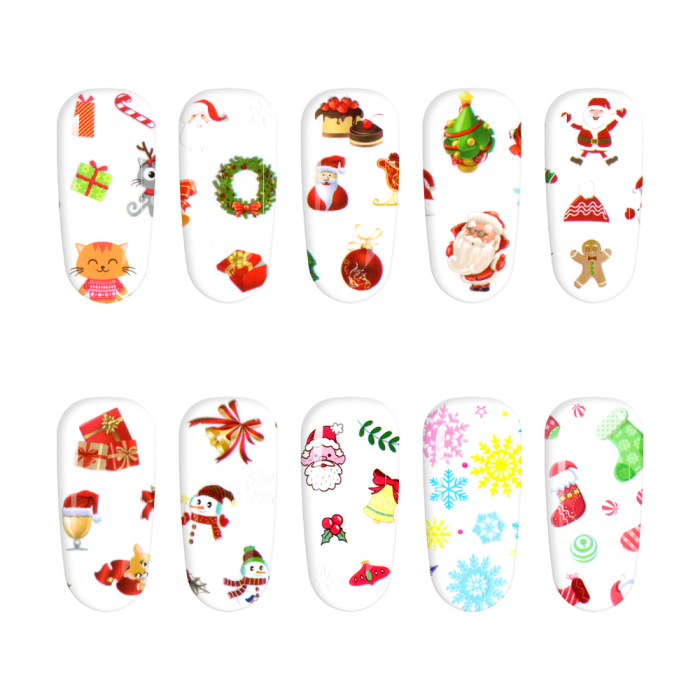 Set folii de transfer Lila Rossa, Christmas Day Collection, 10 buc [4]