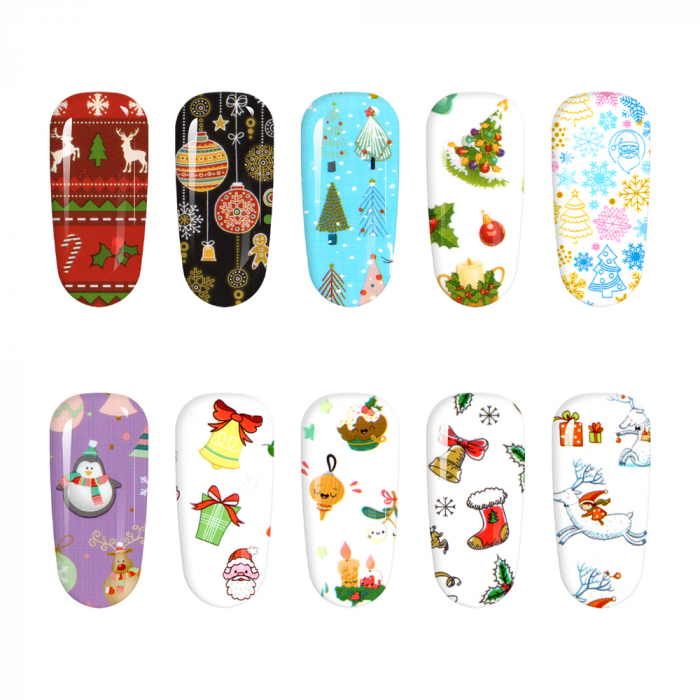 Set folii de transfer Lila Rossa, Christmas Night Collection, 10 buc [4]