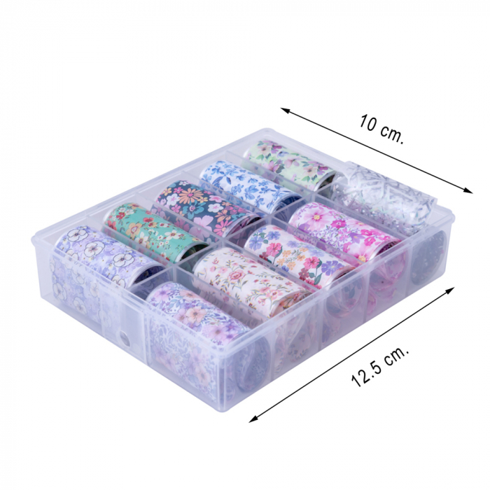 Set folii de transfer Lila Rossa, Garden Collection, 10 buc [7]