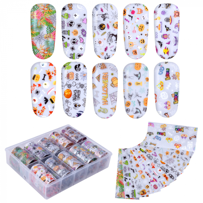 Set folii de transfer Lila Rossa, Halloween Collection, 10 buc [5]