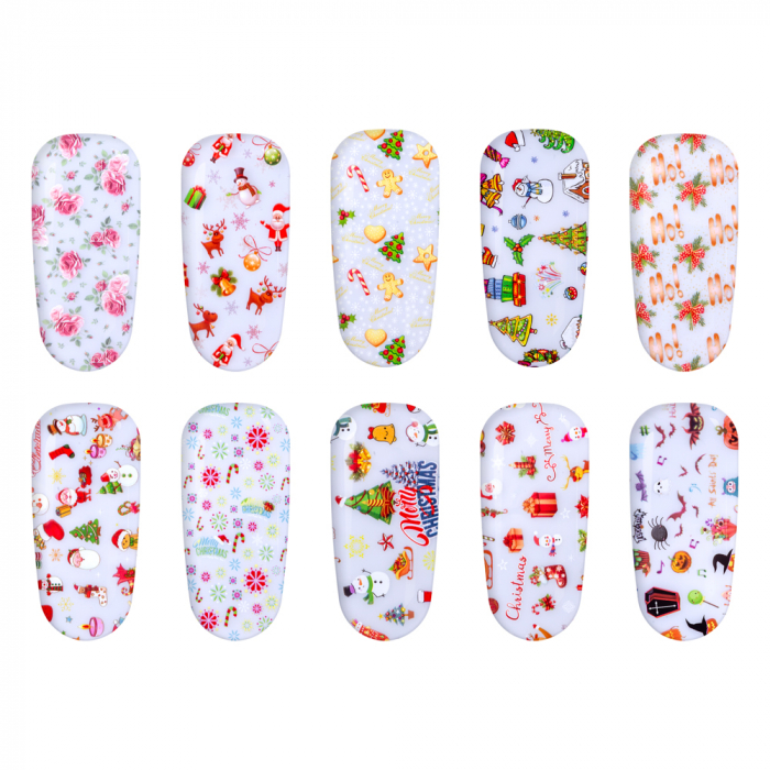 Set folii de transfer Lila Rossa, Santa's Collection, 10 buc [5]