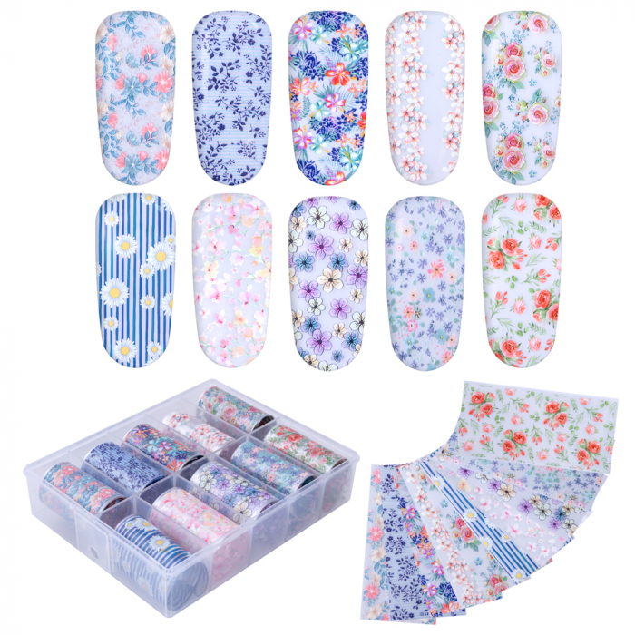 Set folii de transfer Lila Rossa, Summer Collection, 10 buc [5]