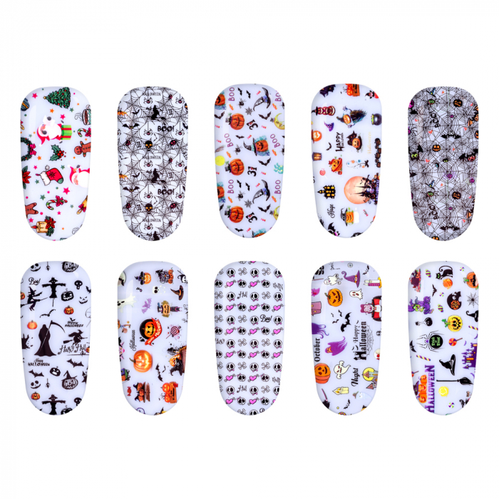 Set folii de transfer Lila Rossa, Trick Or Treat Collection, 10 buc [6]