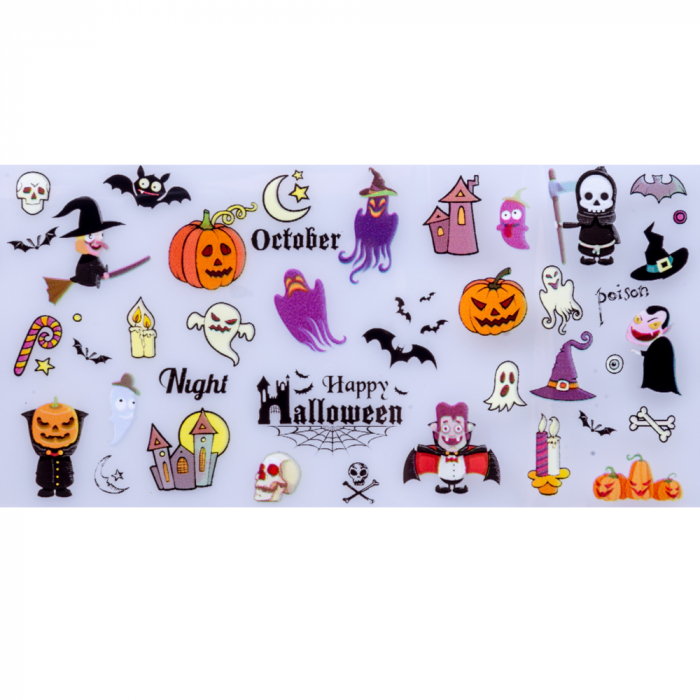 Set folii de transfer Lila Rossa, Trick Or Treat Collection, 10 buc [3]