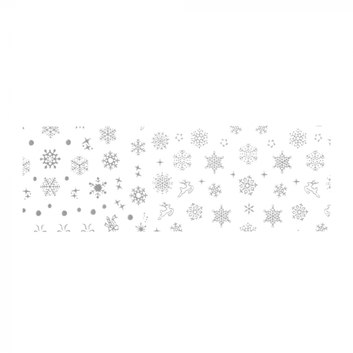 Set folii de transfer Lila Rossa, Winter Lace Collection, 10 buc [8]