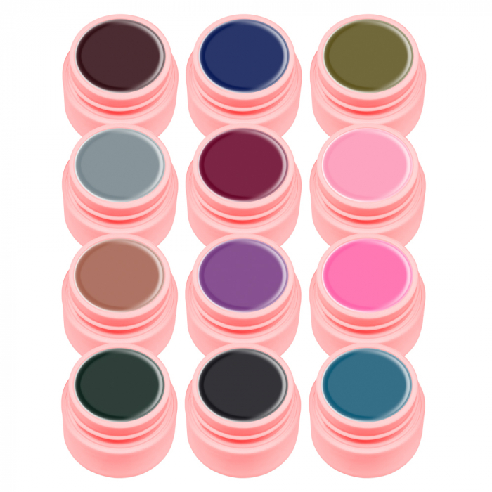 Set gel color Canni, Elegant Series, 12 buc geluri [3]