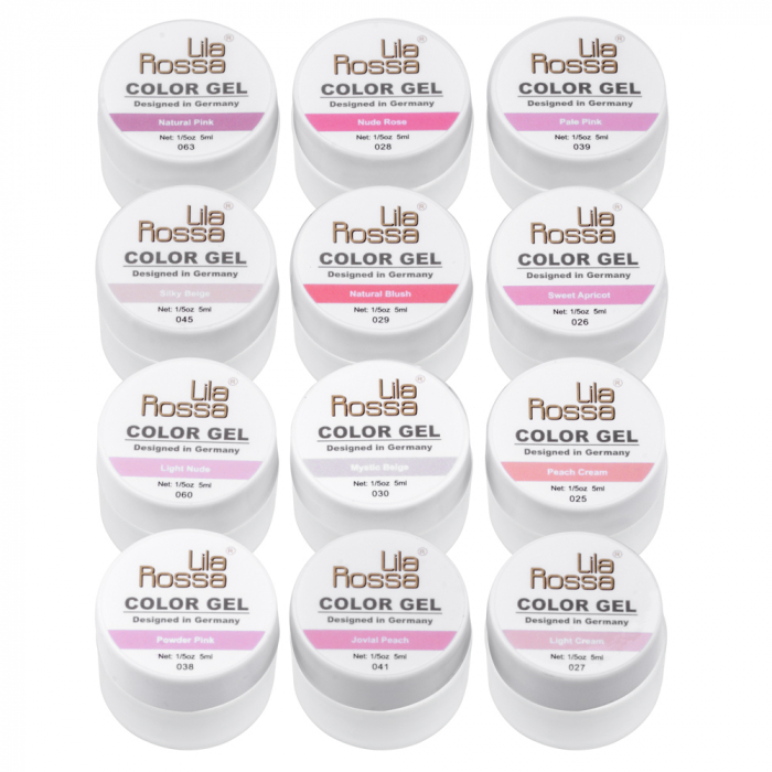 Set gel color Lila Rossa, Nude Series, 12 geluri [3]