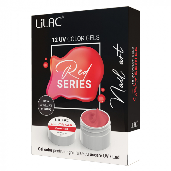 Set gel color Lilac, Red Series, 12 geluri [2]