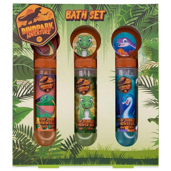 Set gel de dus pentru copii DinoPark Adventure, Accentra, 6054923, 90ml [1]