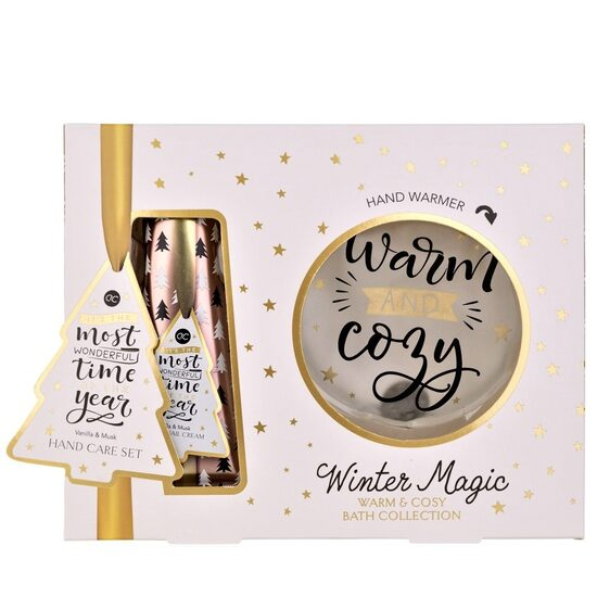 Set incalzitor si crema de maini Winter Magic, Accentra, 6056572, vanilie si mosc [1]