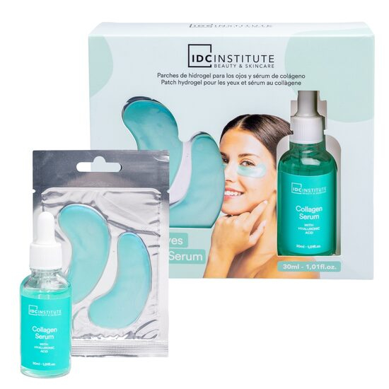 Set îngrijire Collagen Serum & Hydrogel Eye Patches, IDC Institute, 2 piese,99101 [1]