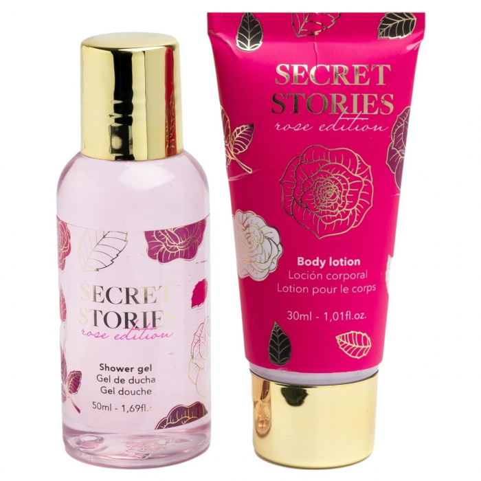 Set ingrijire corporala Secret Stories, Rose Edition, IDC Institute 42288 [2]