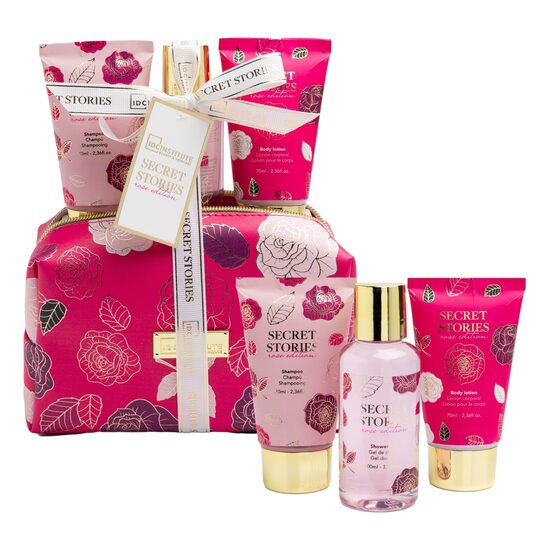 Set ingrijire corporala Secret Stories, Rose Edition, IDC Institute 42294 [1]
