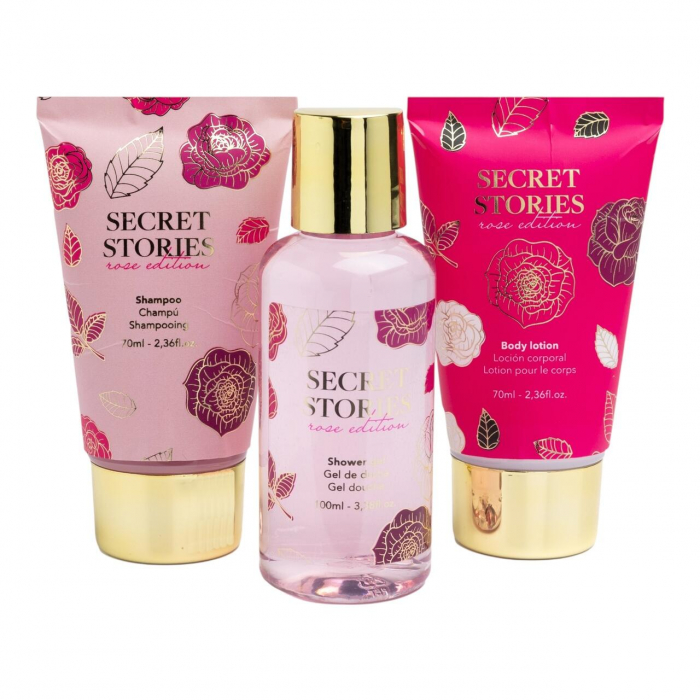 Set ingrijire corporala Secret Stories, Rose Edition, IDC Institute 42294 [3]