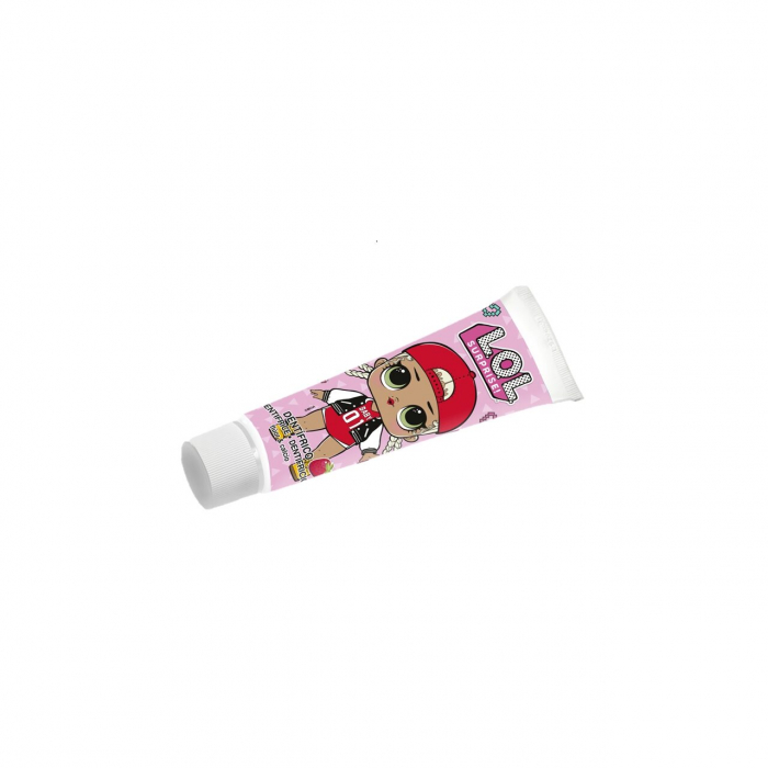 Set ingrijire dentala pentru calatorie, LOL Surprise, Periuta cu capac, pasta de dinti 75 ml, pahar si borseta [4]