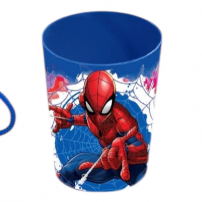 Set ingrijire dentala pentru copii, pahar, pasta de dinti, periuta si etui, Spiderman, 2567 [4]