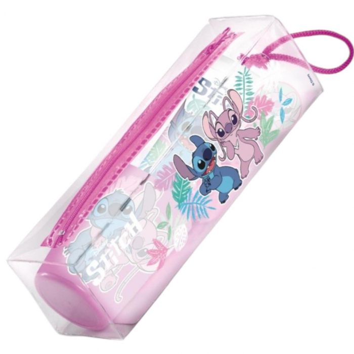 Set ingrijire dentala pentru copii, pahar, pasta de dinti, periuta si etui, Stitch, 1278 [2]