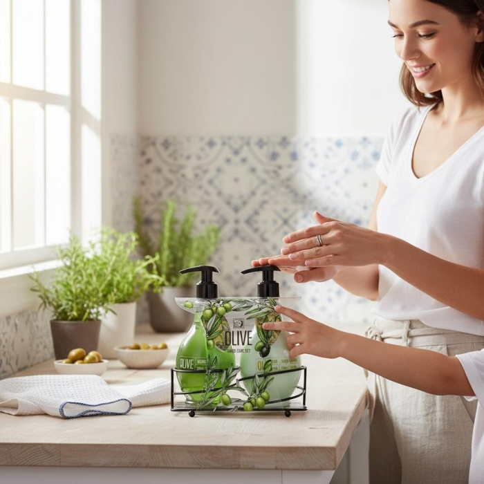 Set ingrijire maini Olive Accentra, 6061348, 600ml [4]