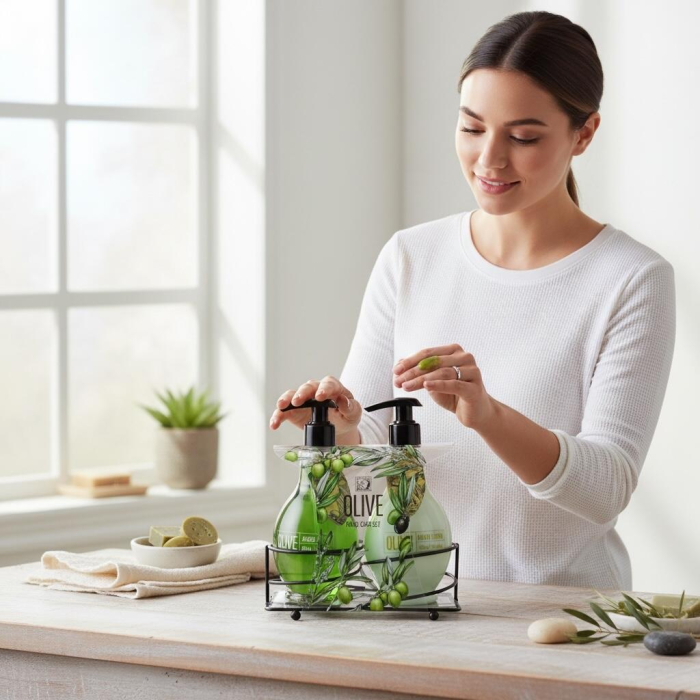 Set ingrijire maini Olive Accentra, 6061348, 600ml [2]