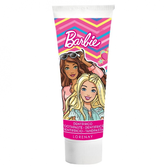 Set ingrijire orala pentru calatorie, Barbie, Periuta cu capac, pasta de dinti 75 ml, pahar si borseta, pentru fetite, 2042 [3]