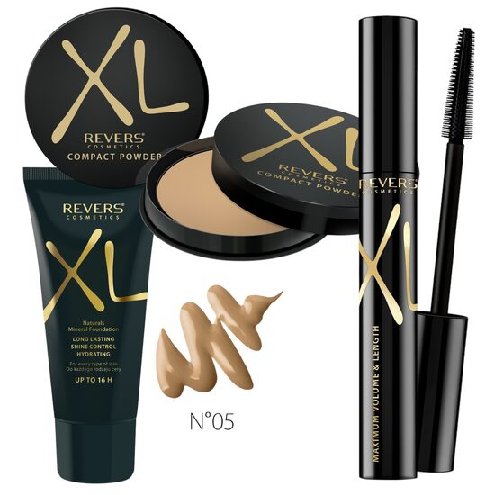 Set ingrijire ten pudra, fond de ten si mascara XL, Revers [1]