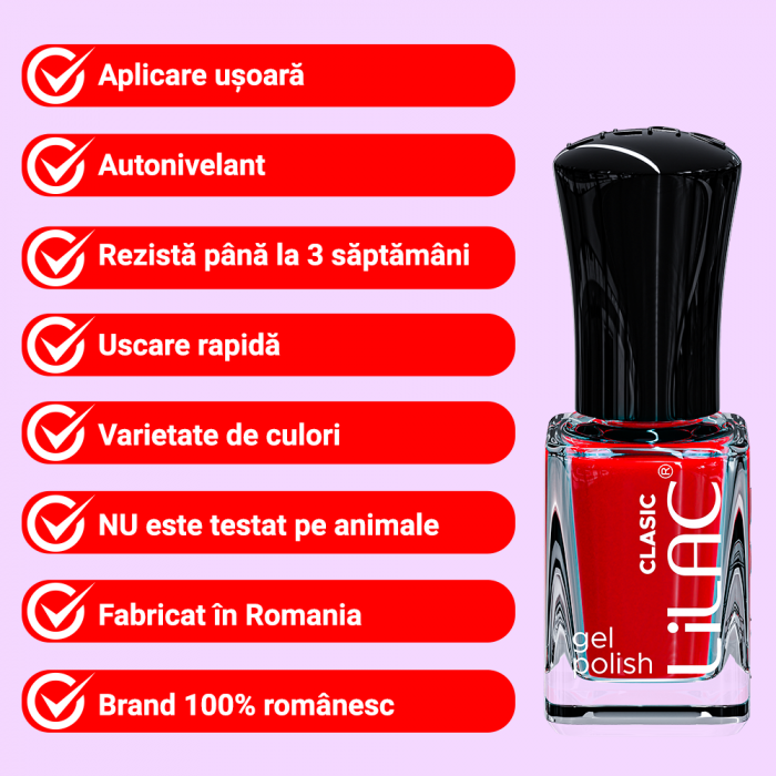 Set lac de unghii, Lilac, Gel Effect 2, 12 bucati, 6 culori, 6 lichide pregatire [14]