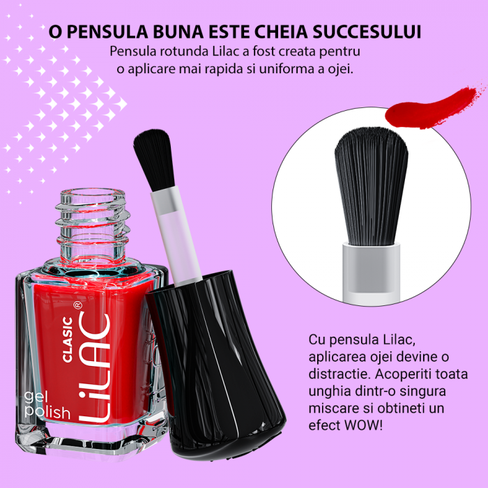 Set lac de unghii Lilac, Holographic, 12 culori [8]