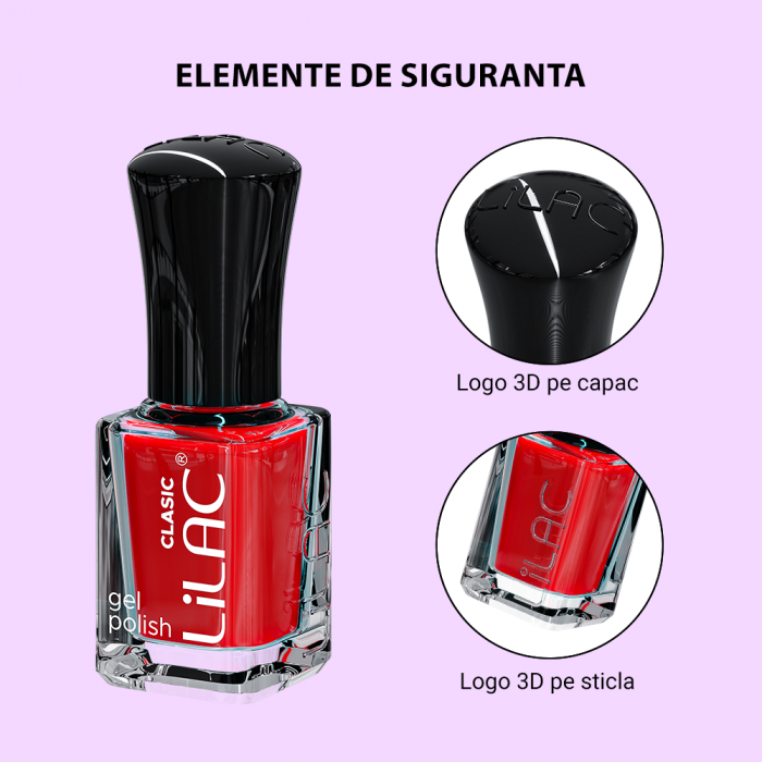 Set lac de unghii Lilac, Holographic, 12 culori [9]