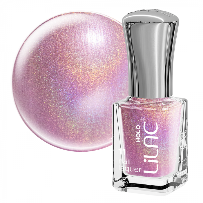 Set lac de unghii Lilac, Holographic, 12 culori [3]