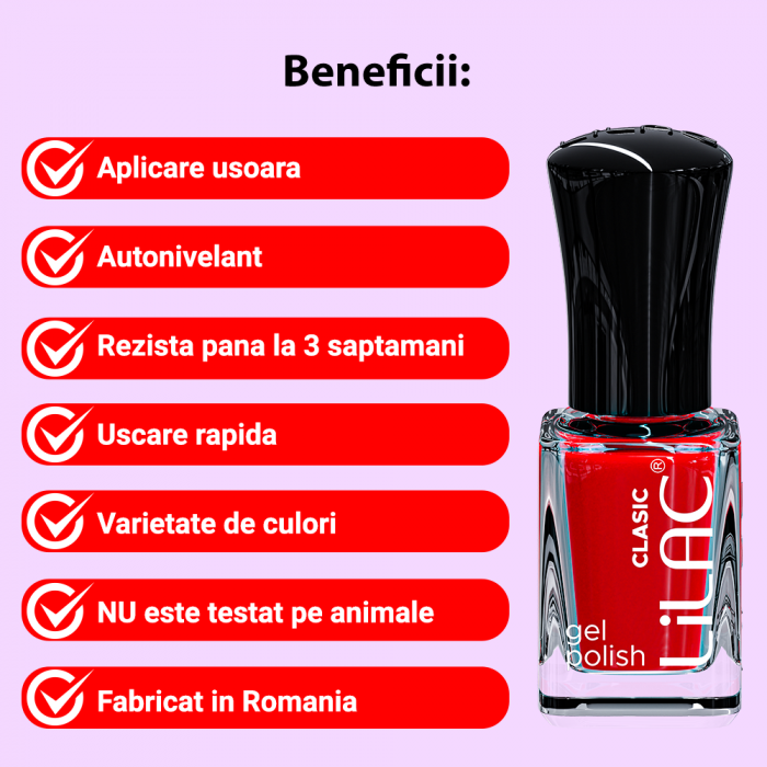 Set lac de unghii Lilac, Holographic, 12 culori [5]