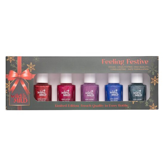 Set lac de unghii Seasonal Feeling Festive, 5x12ml, Wild&Mild [1]