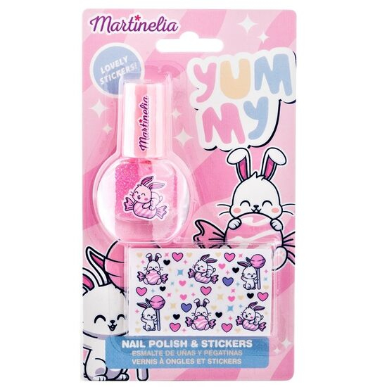 Set lac de unghii si stickere decorative Yummy, Martinelia 12241, 4 ml [1]