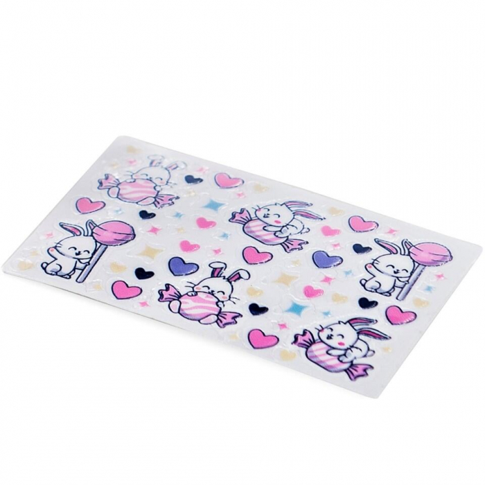 Set lac de unghii si stickere decorative Yummy, Martinelia 12241, 4 ml [3]