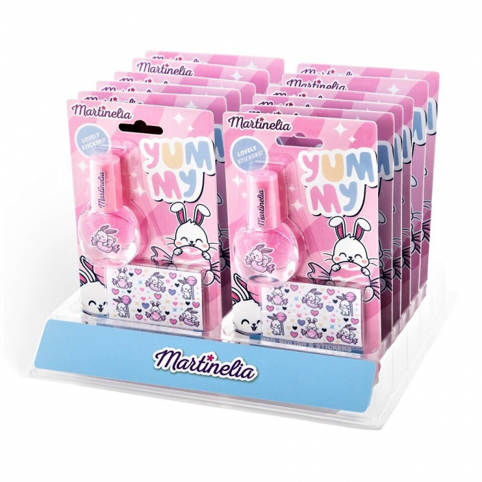 Set lac de unghii si stickere decorative Yummy, Martinelia 12241, 4 ml [4]
