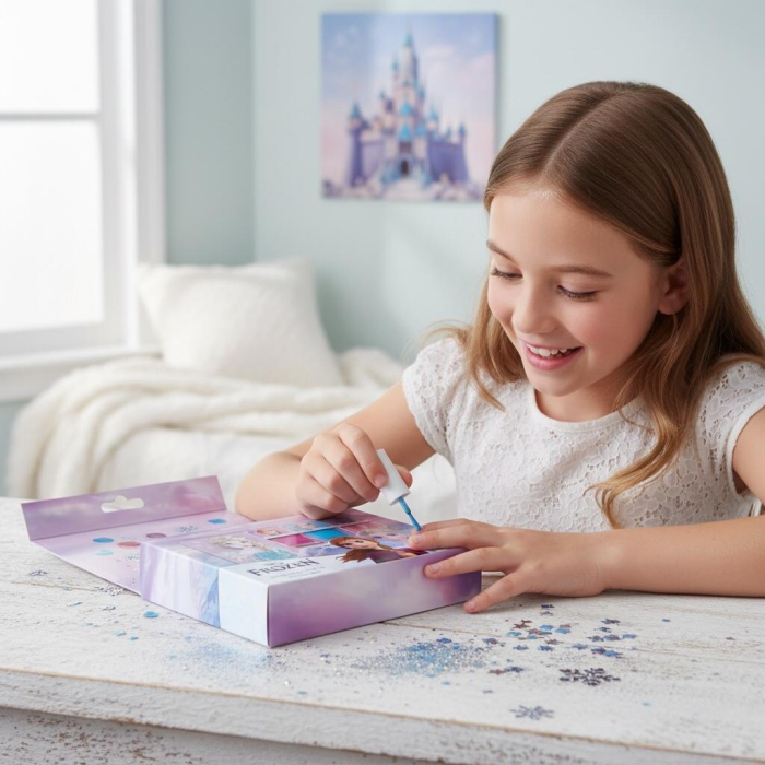 Set manichiura pentru copii, 3 Oje + Pila, Disney Frozen, 1714 [2]