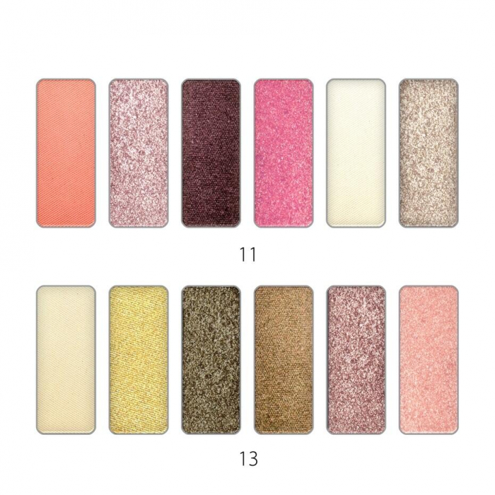 Set mix 12 farduri de pleoape New City Trends, Revers, nr 11, 12, 13, 14 [6]