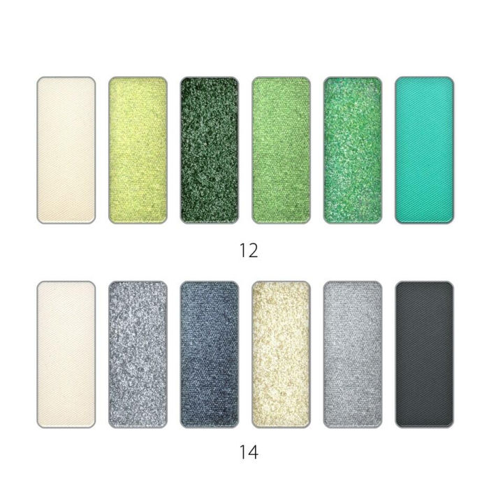 Set mix 12 farduri de pleoape New City Trends, Revers, nr 11, 12, 13, 14 [7]