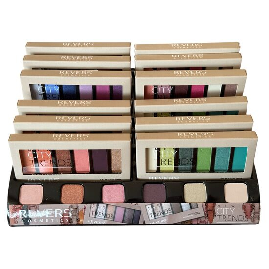 Set mix 12 farduri de pleoape New City Trends, Revers, nr 11, 12, 13, 14 [1]