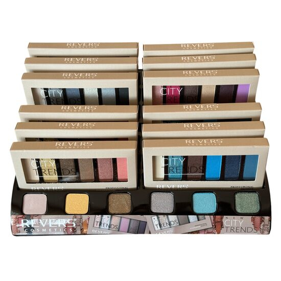 Set mix 12 farduri de pleoape New City Trends, Revers, nr 15, 16, 17, 18 [1]